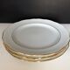 Set de 4 assiette en faïence fine de Saint-Amand