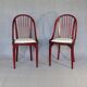 Deux chaises Thonet N ° A846 - Otto Prutscher - 1925 -Assises cuir -