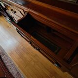 Large glazed bookcase classic English style mahogany