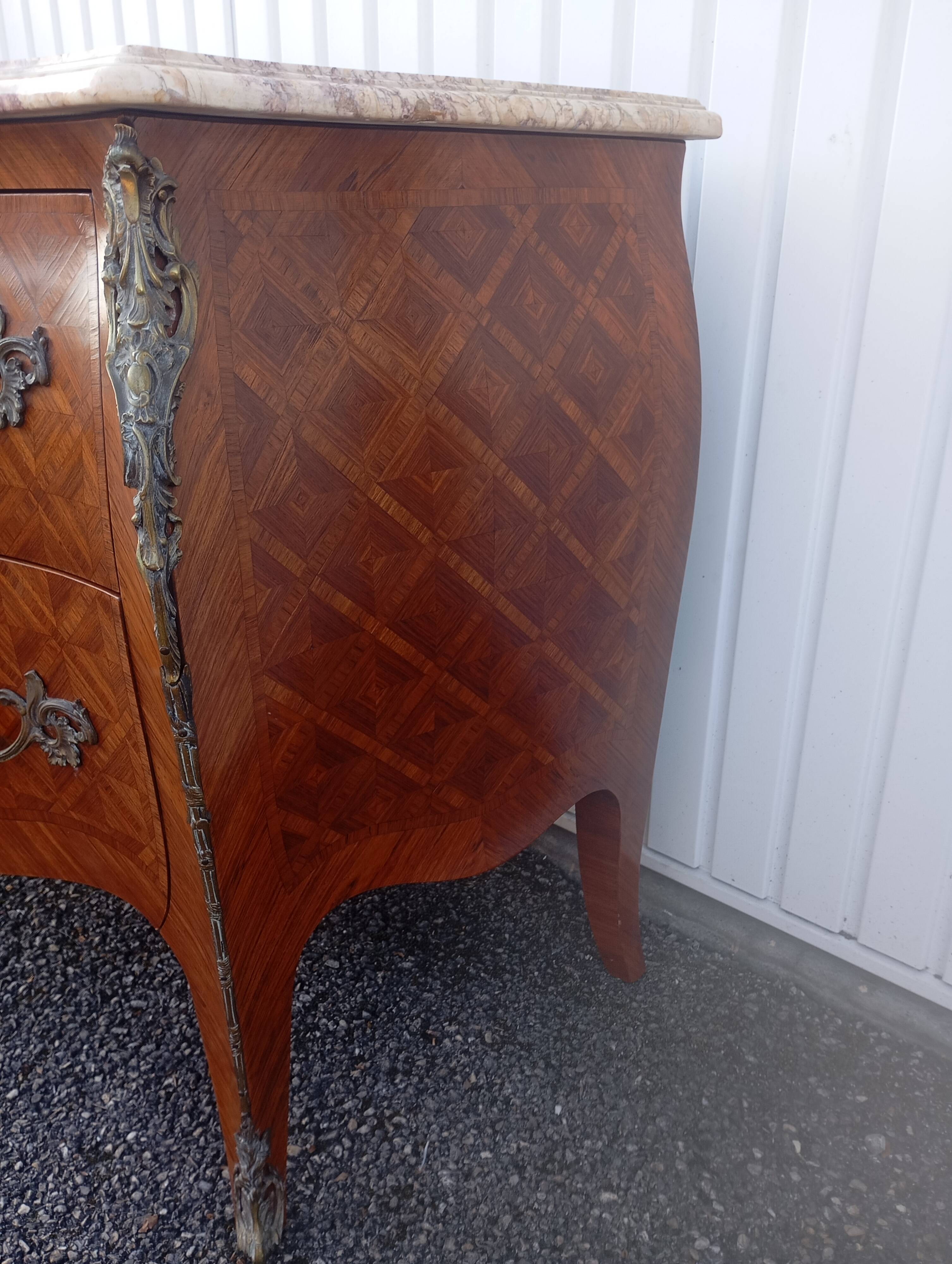 Louis XV marquetry commode