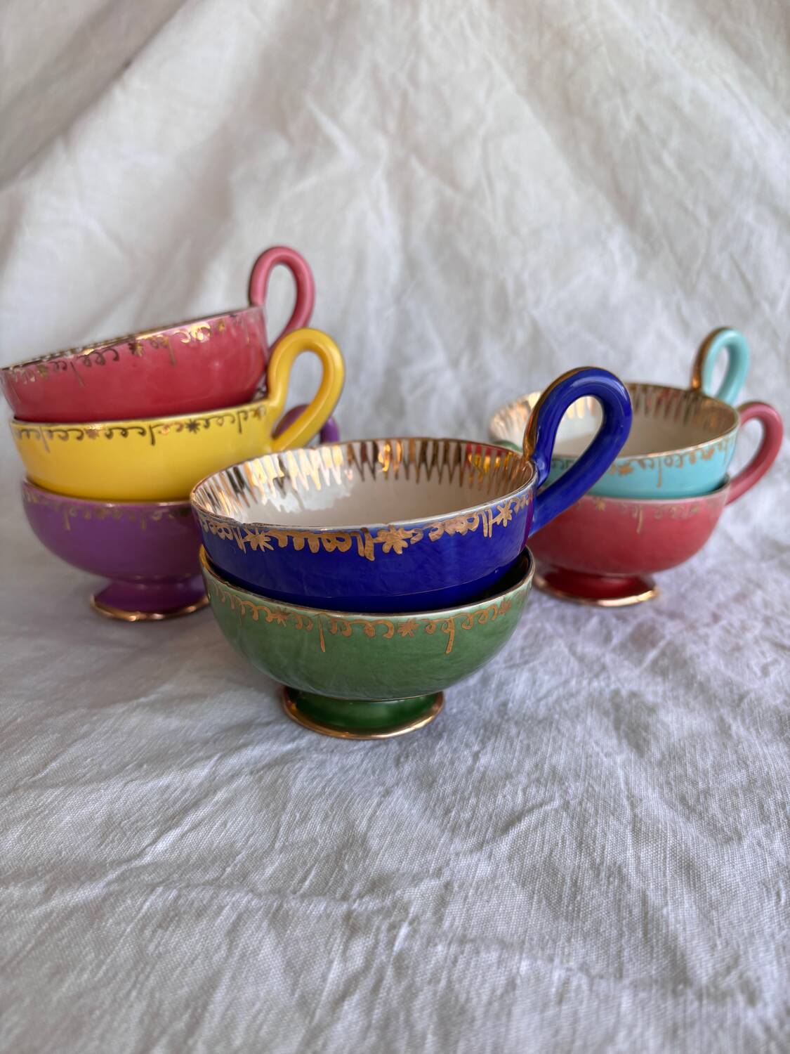 7 À.Dressinval coffee cups