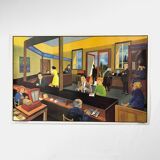 Educational poster "LA POSTE" and "CHEZ LE DENTISTE"