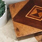 Marquetry jewelry box