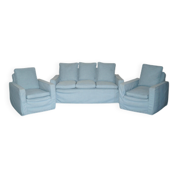 Three-piece Minty Oxford canapé 1933