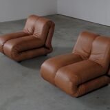 Pagru lounge chairs by Claudio Vagnoni for 1p - Italy 1970s