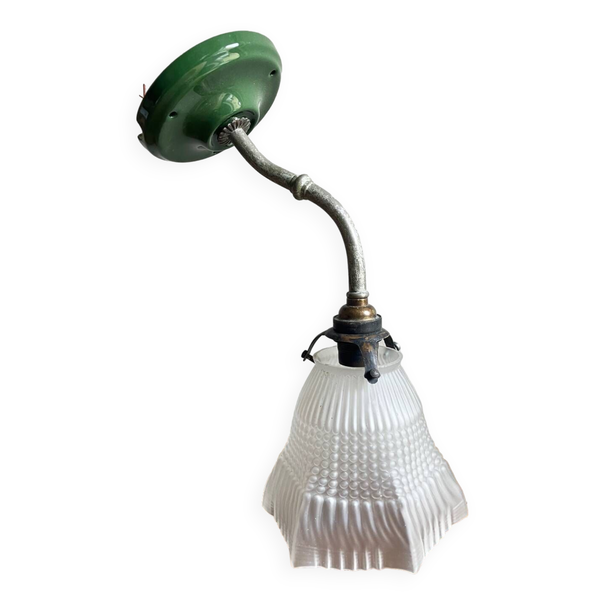 Vintage swan neck wall light