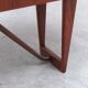 Freestanding 'Boomerang' desk in teak by Peter Løvig Nielsen, 1968