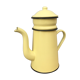 Cafetière en tôle émaillée année 60