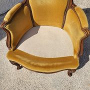 Armchair louis xv mustard walnut of the xix th century n°17