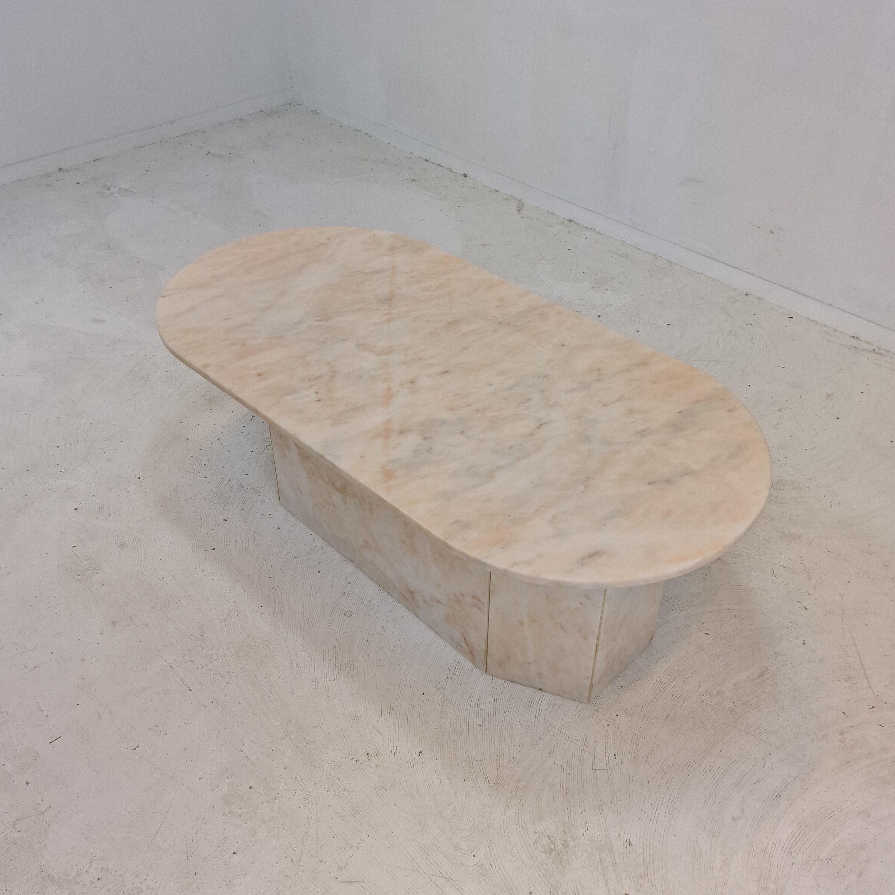 Italian marble coffee table 1980s