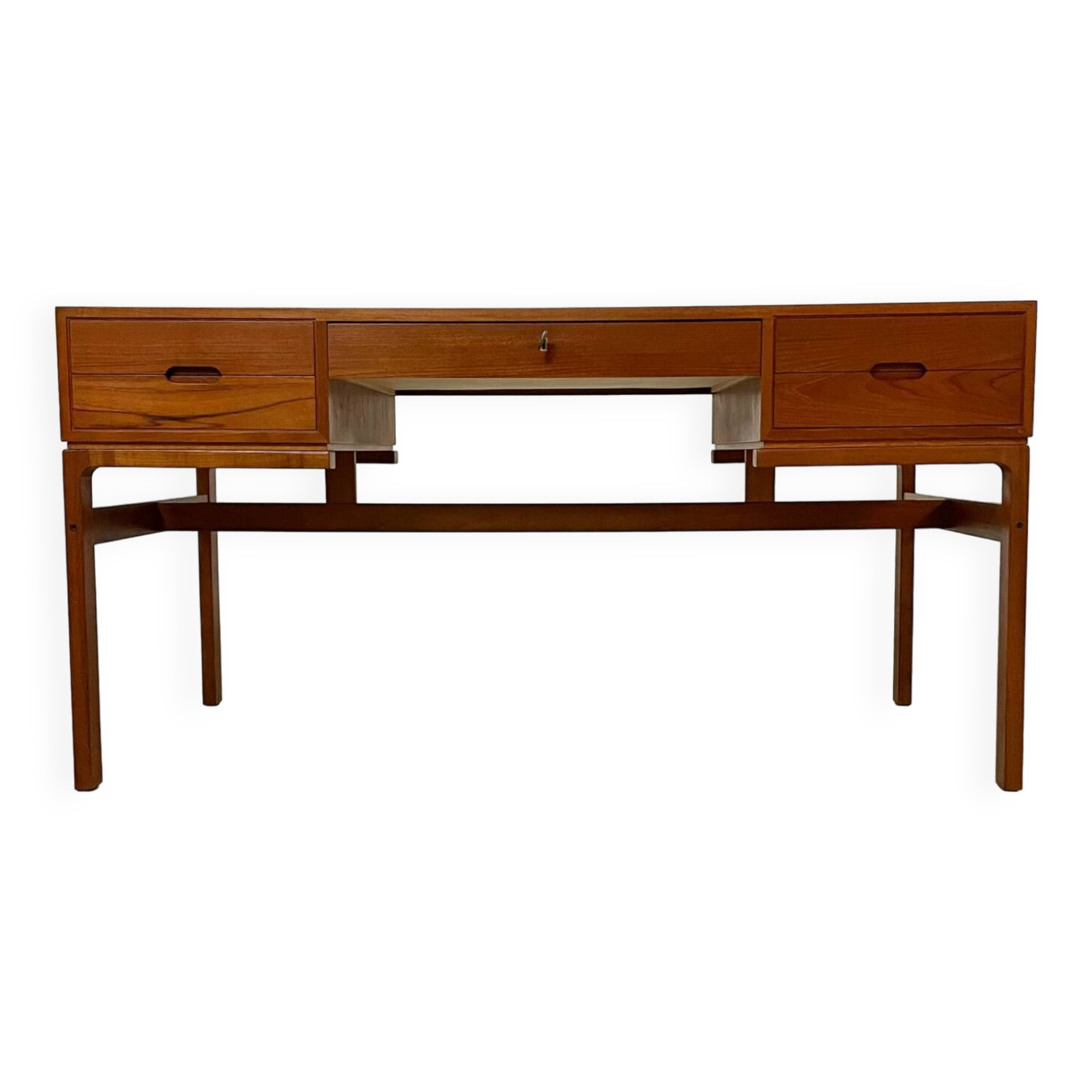 Danish Teak Desk by Arne Wahl Iversen 1950s