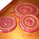 Box under flat and art deco bottles from the 30s