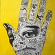 Original exhibition poster The artists of Gdansk in Paris, 1985 (large format)