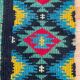 Romanian vintage rug with deers, nature scenery