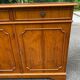 Large English solid wood library from the 19th century, 162cm.