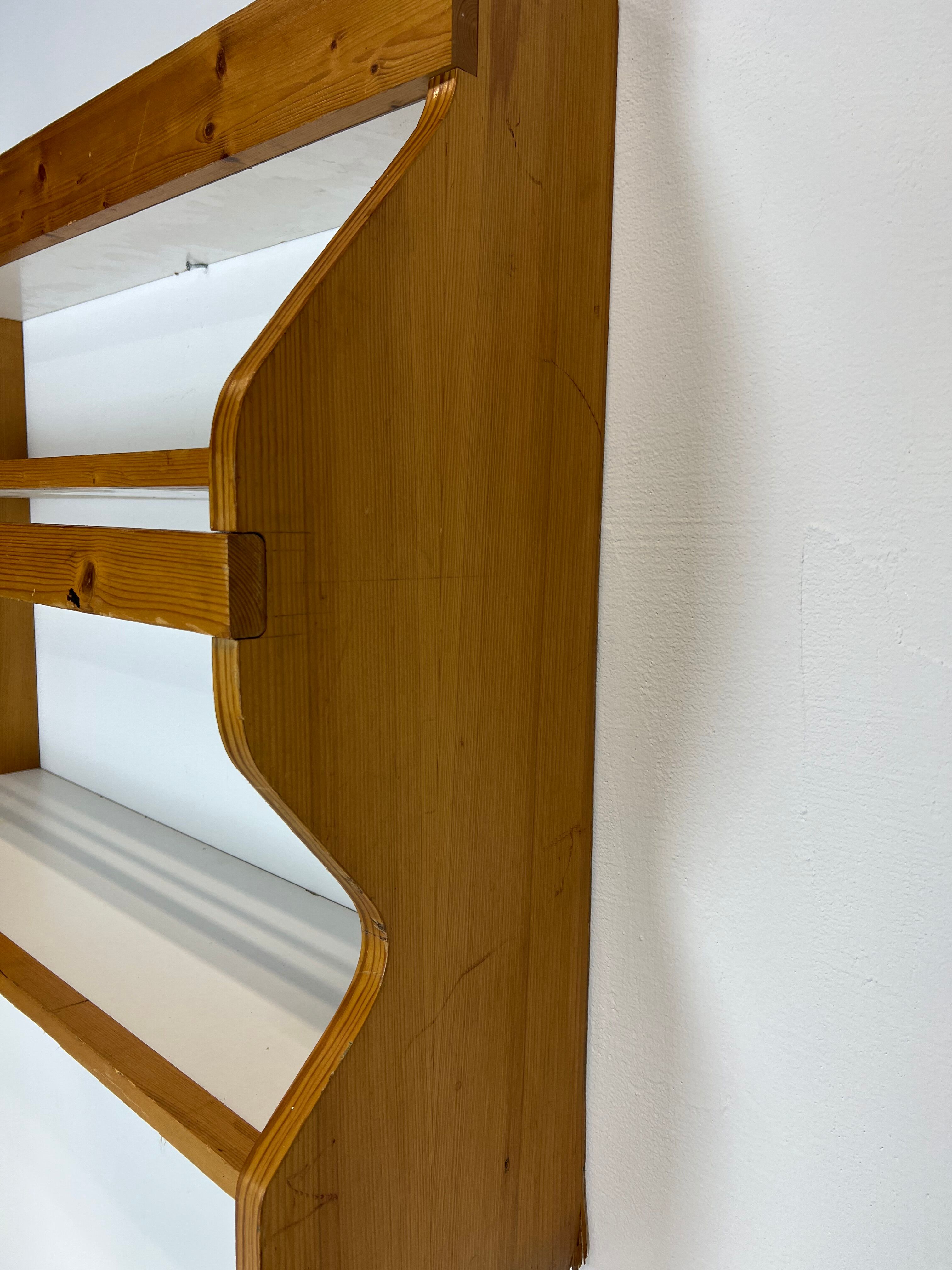 Duo of shelves by Charlotte Perriand