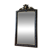 Miroir ancien à fronton Napoléon III