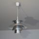 Danish pendant light in aluminum, 1970