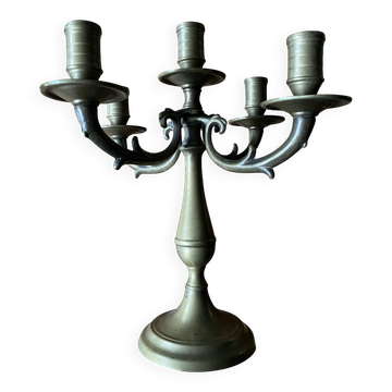 Ancien chandelier en laiton massif