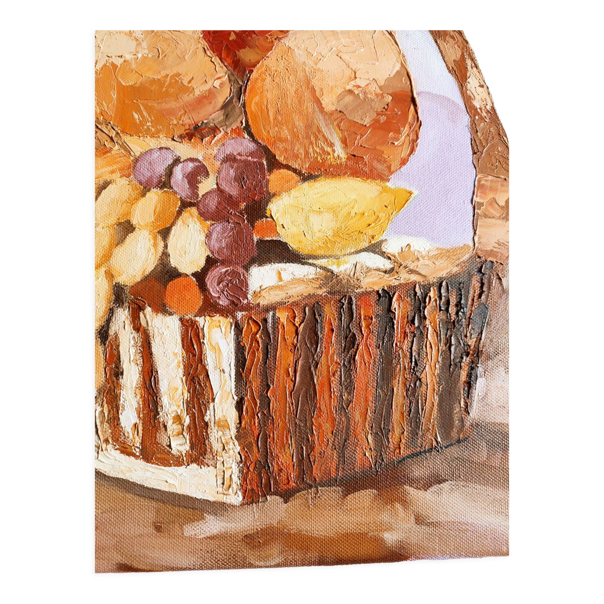 Contemporary still life, acrylic on canvas