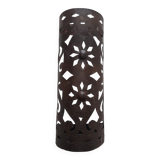 Moroccan wall light in patinated metal