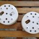 Set of 2 ceiling lights with a small bubble effect (L-0231)