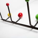 Coat rack 6 balls restored