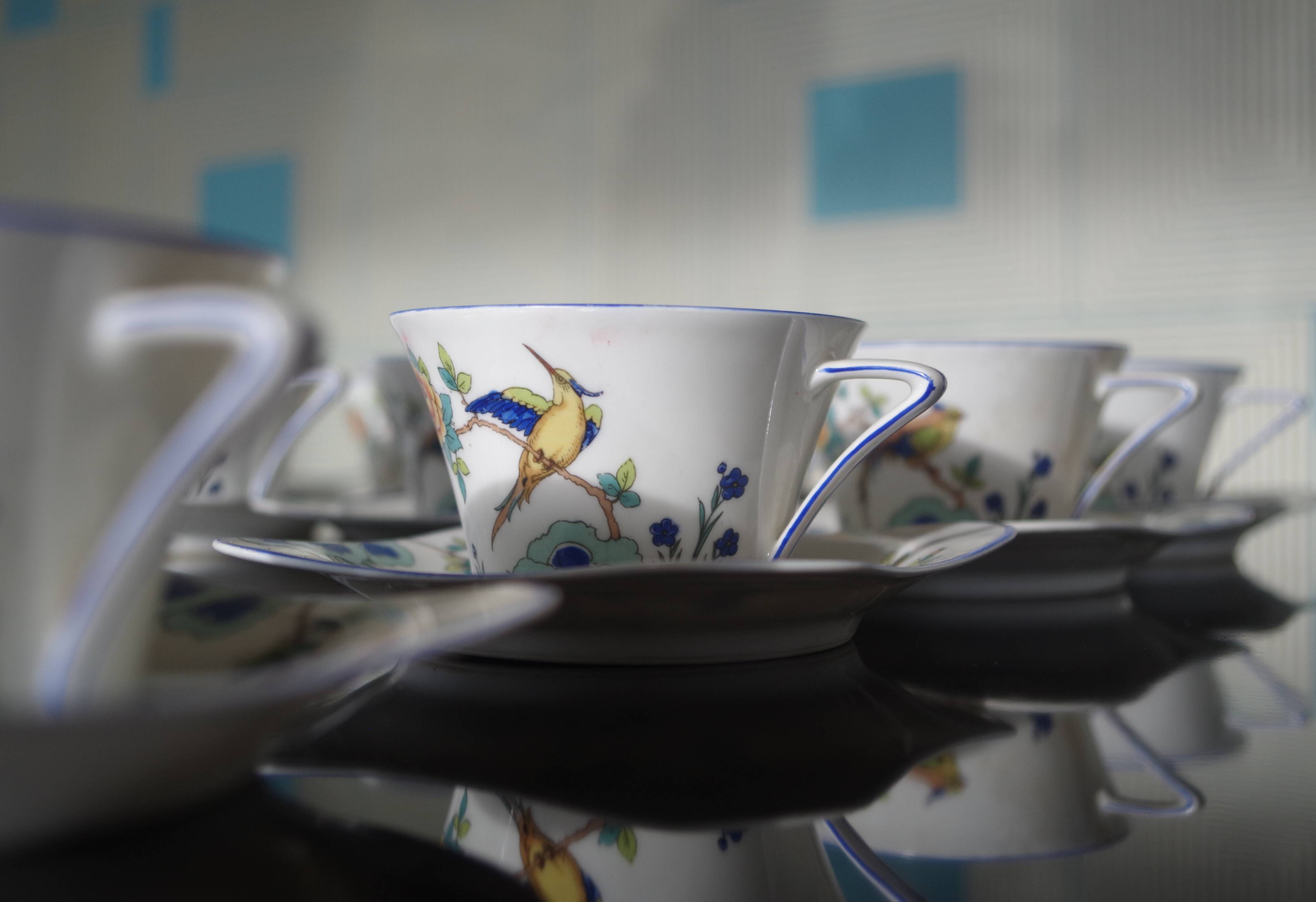 Limoges A. Lanternier porcelain tea service