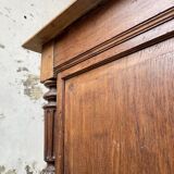 Drapery oak counter 1900