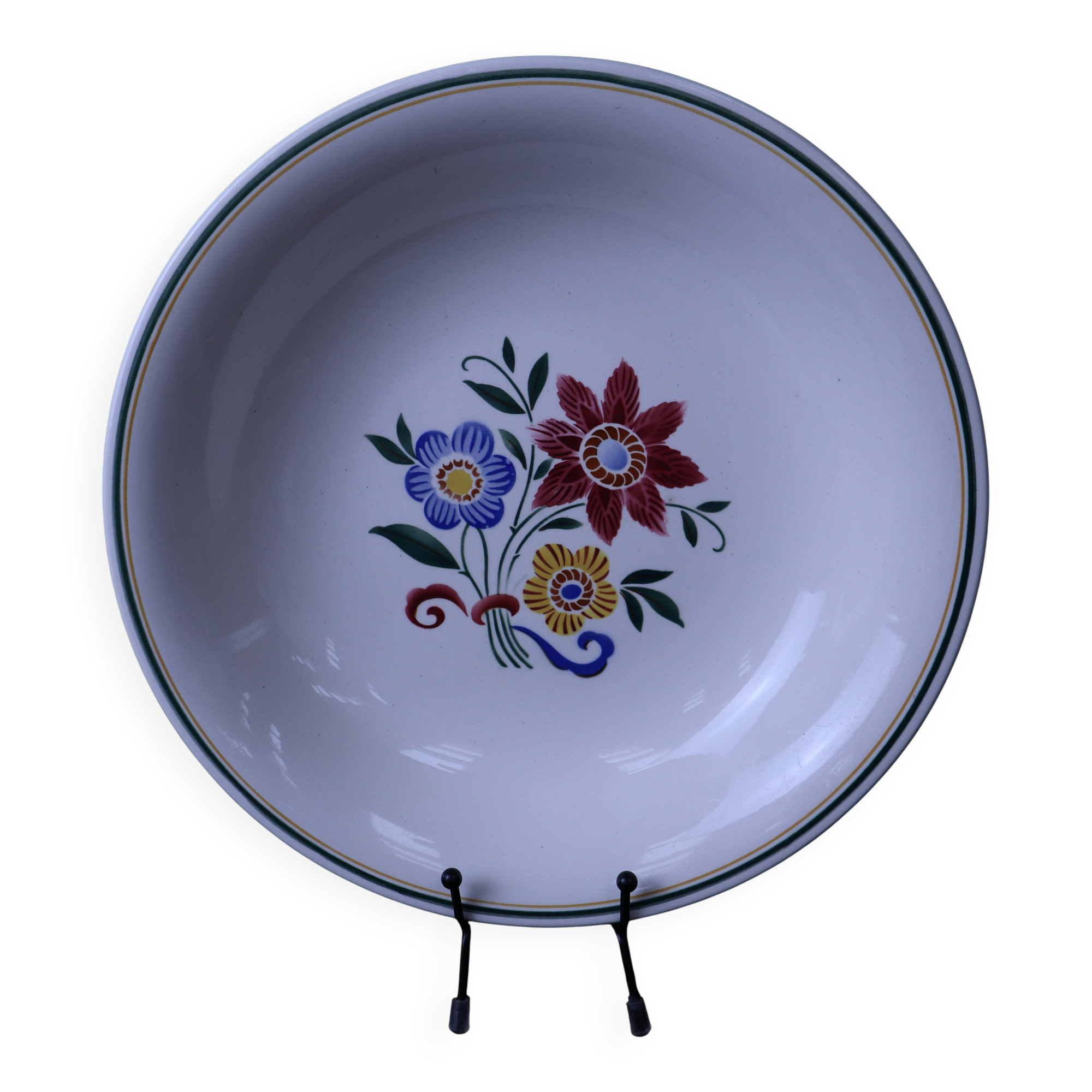 Shallow serving dish Sarreguemines "Dole" 28cm