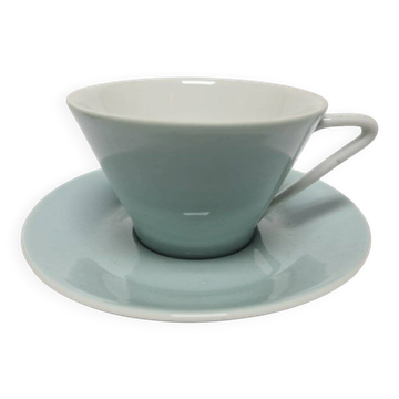 Postmodern cup and saucer, Austria, 1960s, set of 2