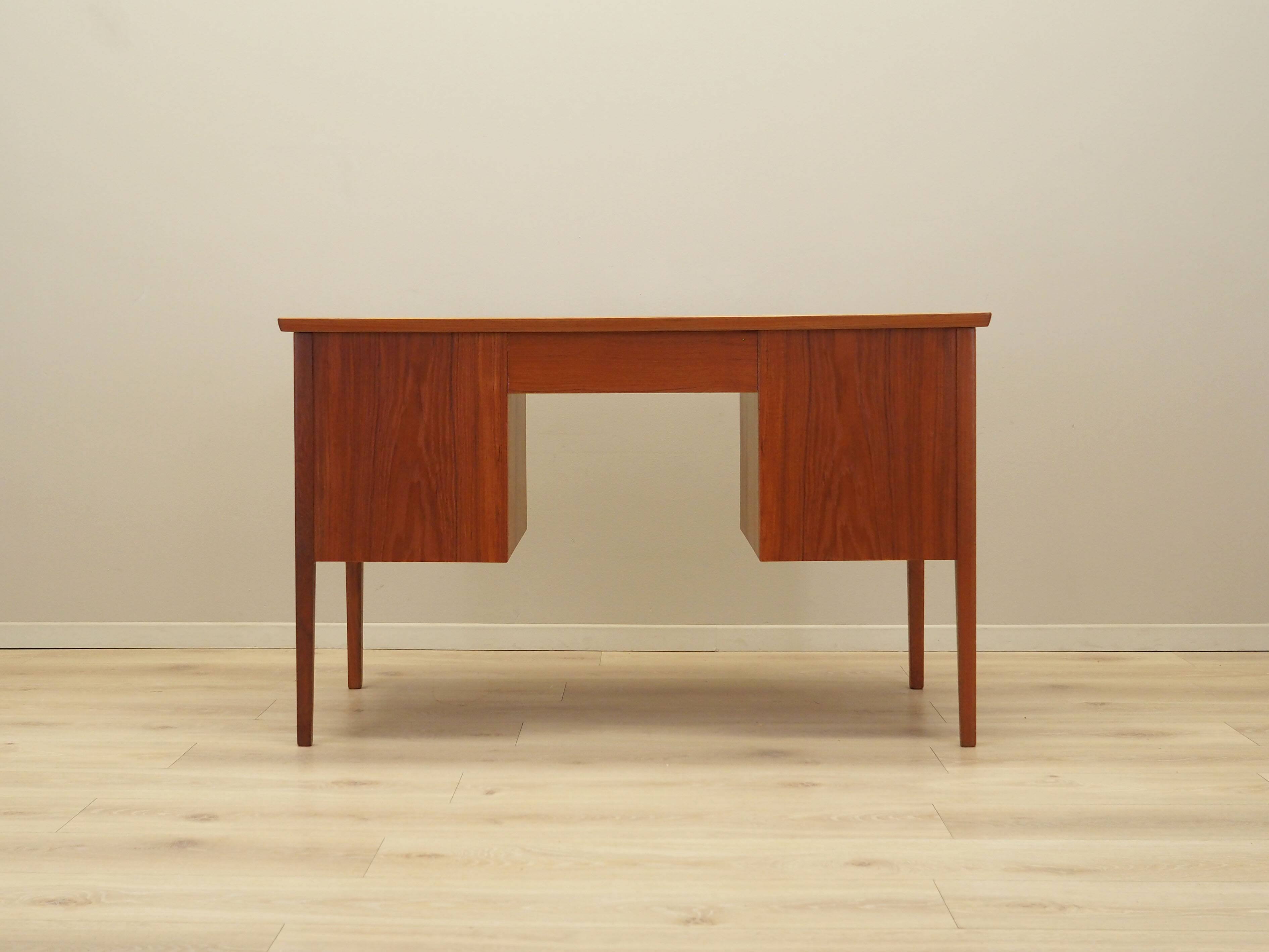 Teak desk, Danish design, 1970s, production: Denmark