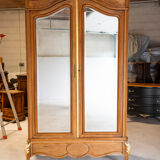 Large antique wardrobe