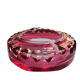 Pink crystal ashtray Val Saint Lambert 1960-1970