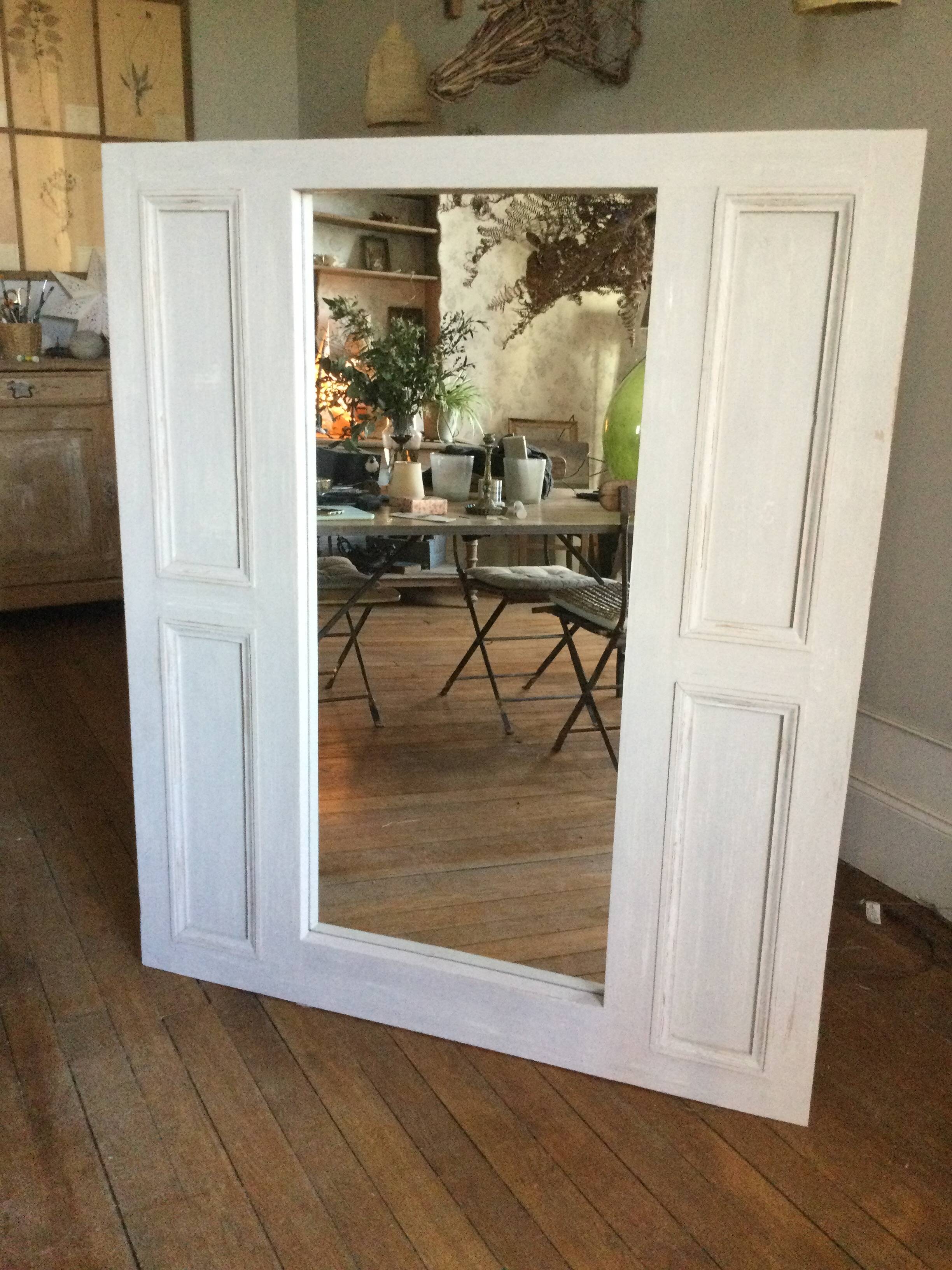 Large antique mirror