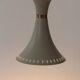Light Grey Metal Pendant Lamp – Diabolo Shape, Scandinavia, 1960s