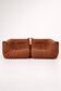 Set de 2 togo d'angle LIGNE ROSET marron
