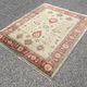 Vintage Afghan Chobi Ziegler hand-knotted rug: 193 x 154 cm