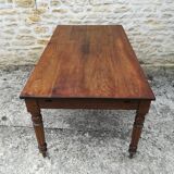 Oak farm table with two extensions