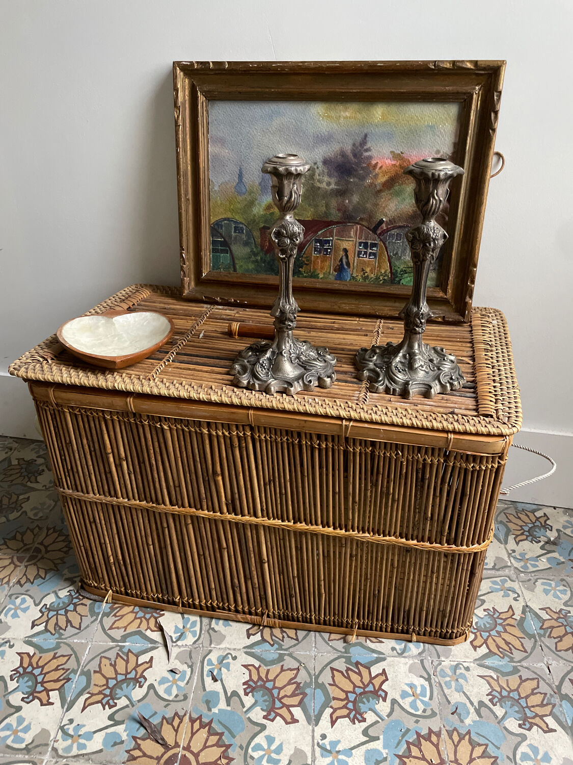 Pair of Art Nouveau Candlesticks
