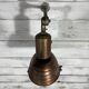 Wall lamp in copper and brass