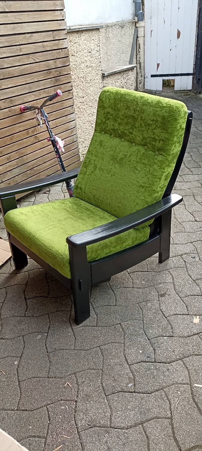 Vintage reclining armchair