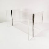 Modernist cabinet - plexiglass, Italy, 1970s