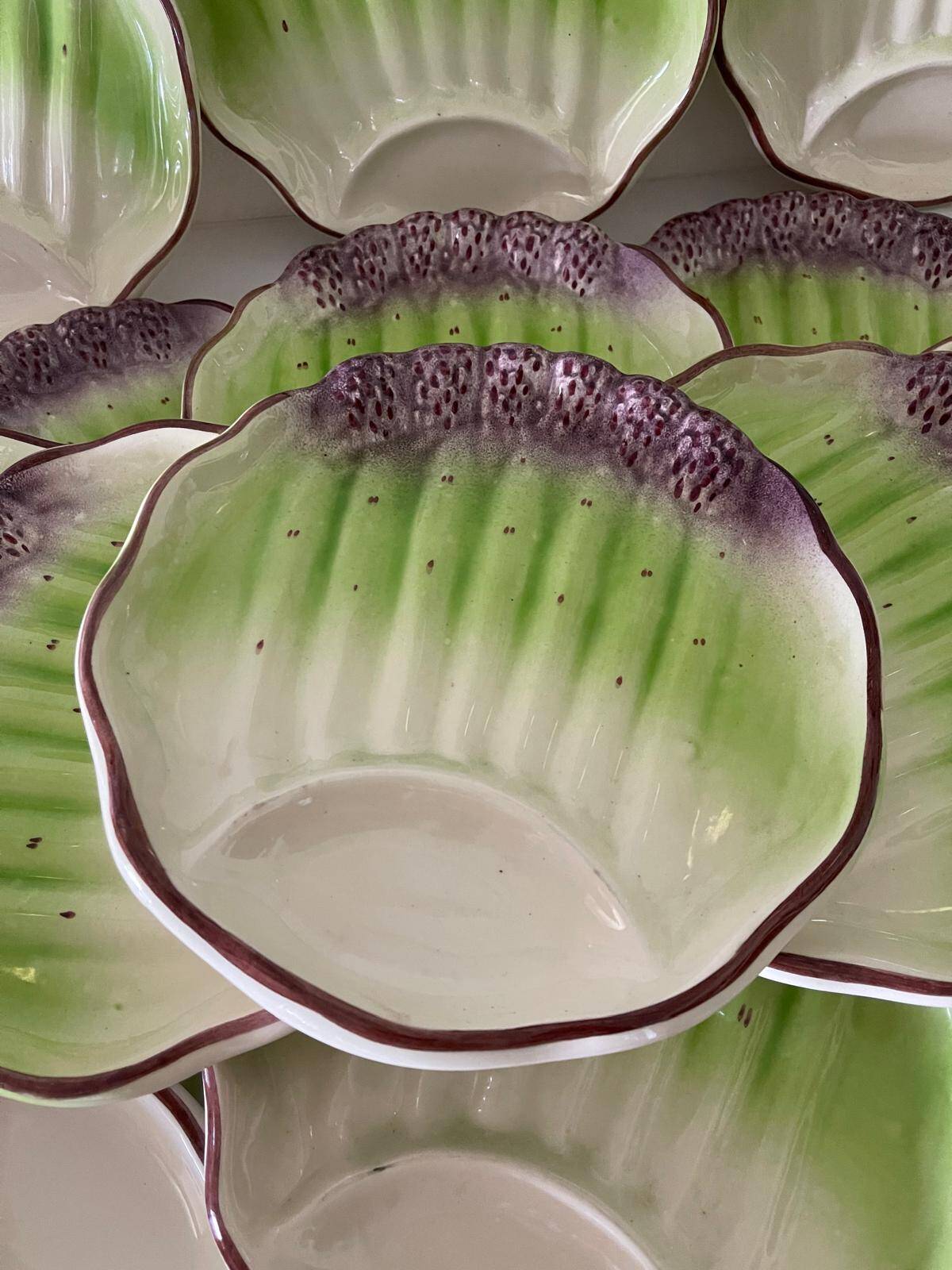 6 asparagus plates