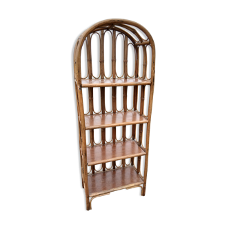 Rattan shelf