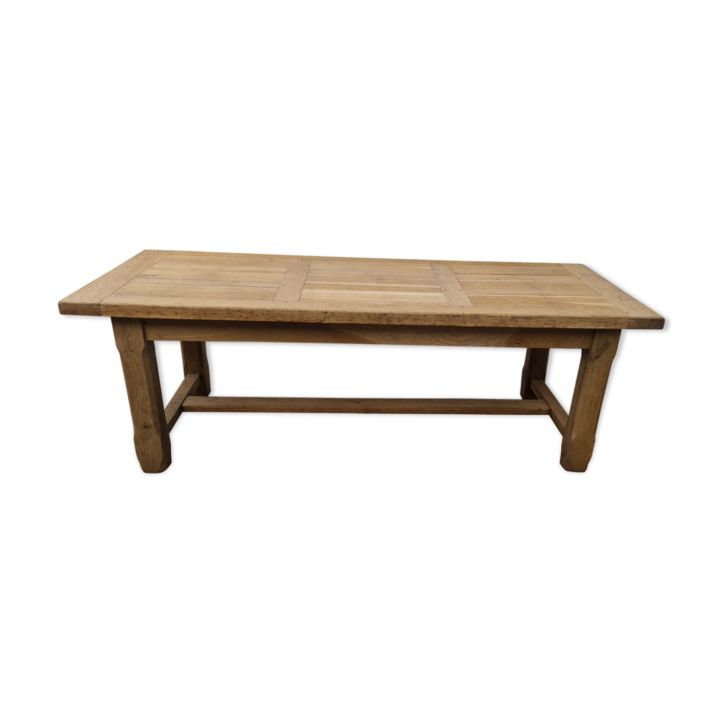Rectangular table in raw oak