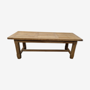 Rectangular table in raw oak