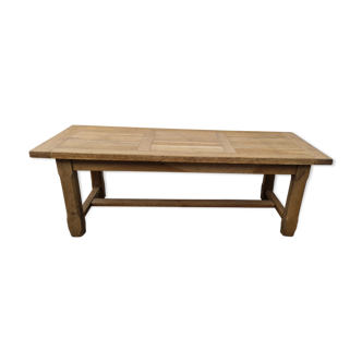 Rectangular table in raw oak