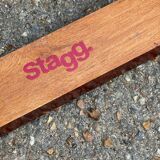 Mahogany caned piano stool