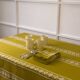 Basque pattern tablecloth, mustard